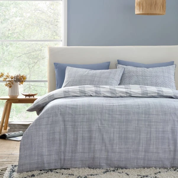 Bianca Marlow Check Reversible Duvet Cover & Pillowcase Set 13 Bianca Marlow Check Reversible Duvet Cover & Pillowcase Set - Image 11