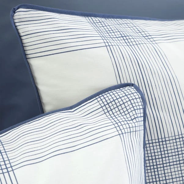 Bianca Marlow Check Reversible Duvet Cover & Pillowcase Set 15 Bianca Marlow Check Reversible Duvet Cover & Pillowcase Set - Image 13